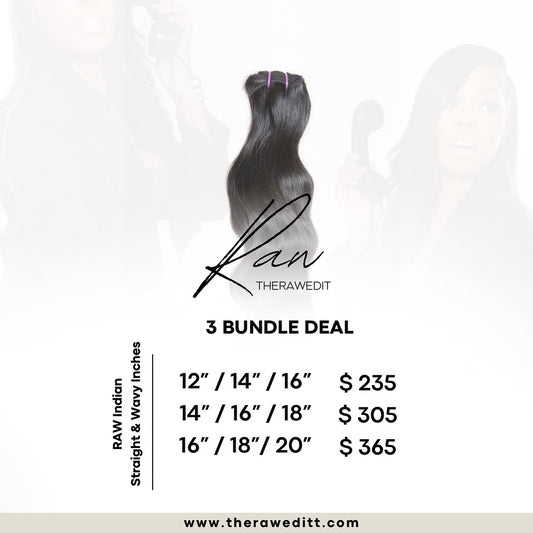 3 Bundle Deal - RAW Straight